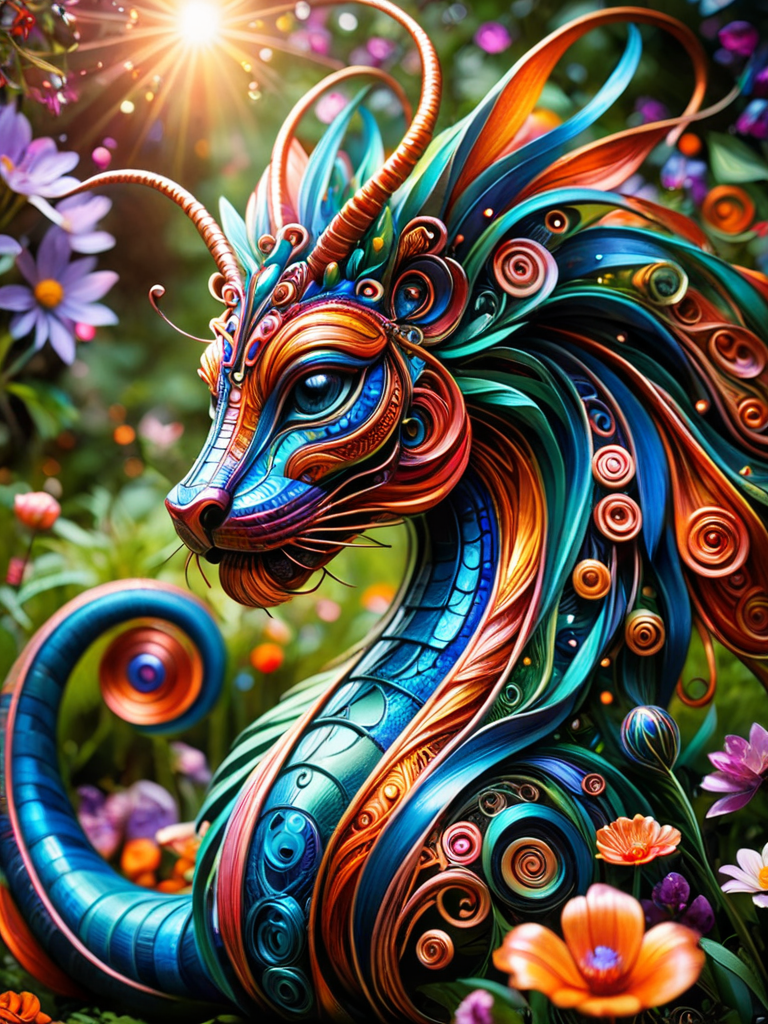 00470-3372979709-daemonic, viper, Within an enchanted realm, a garden of whimsy materializes, its fantastical blooms and mythical creatures capti.png